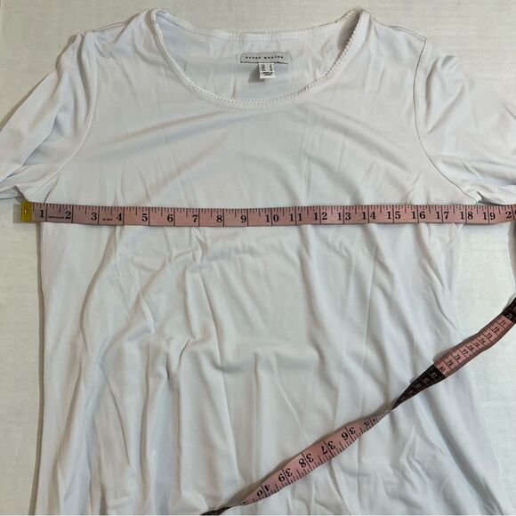 NWOT Susan Graver Top/Clipped Peplum and Sleeves | Size S - Picture 7 of 8